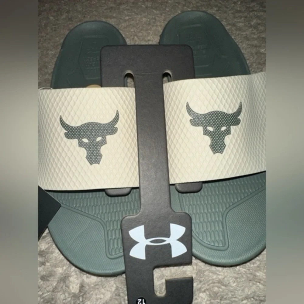 New men’s project rock UA under armour michelin wild grippers slide size